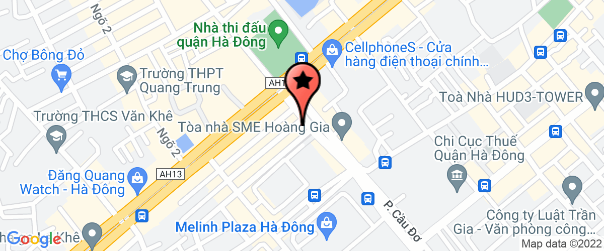 Map go to Viet A XNK Trading Investment Company Limited