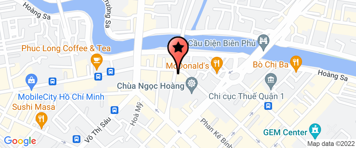 Map go to Branch of Trong Tam Phuc Global Company Limited