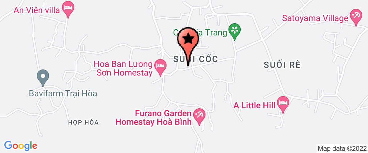 Map go to Huyen Dieu Hoa Binh Company Limited