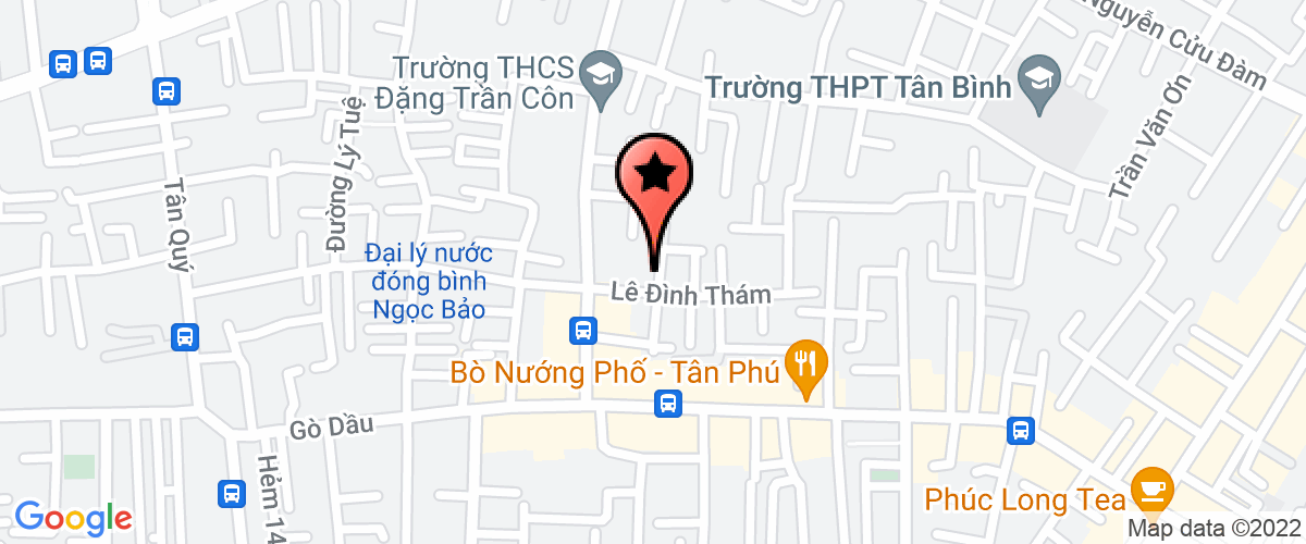 Map go to Dai Thien Phu Trade Produce Company Limited