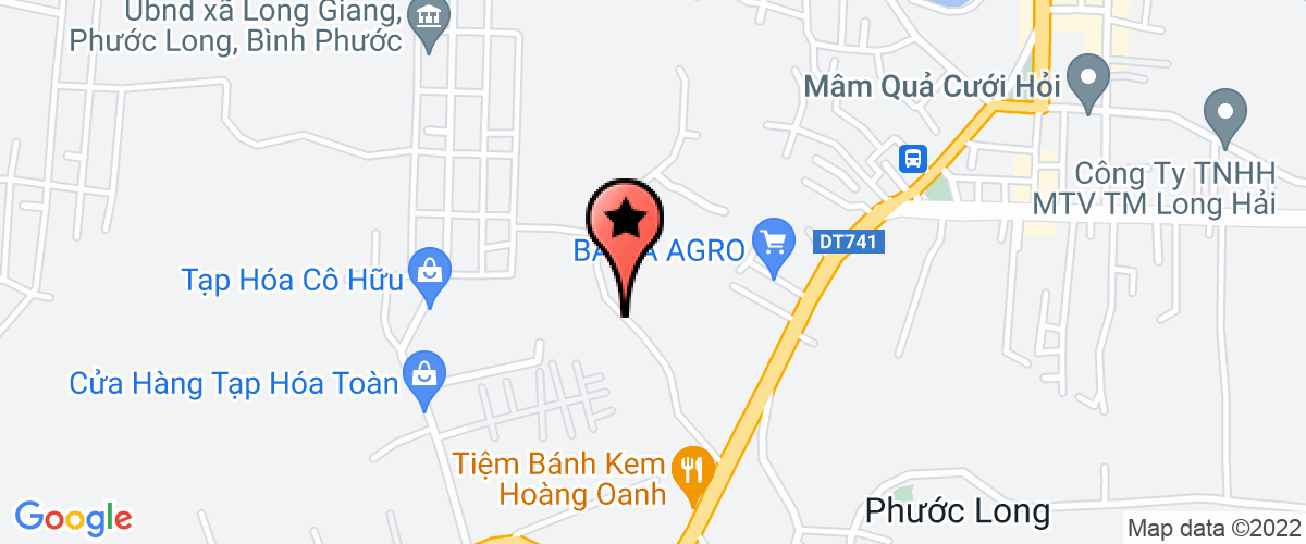 Map go to Truong Huong Sen Nursery