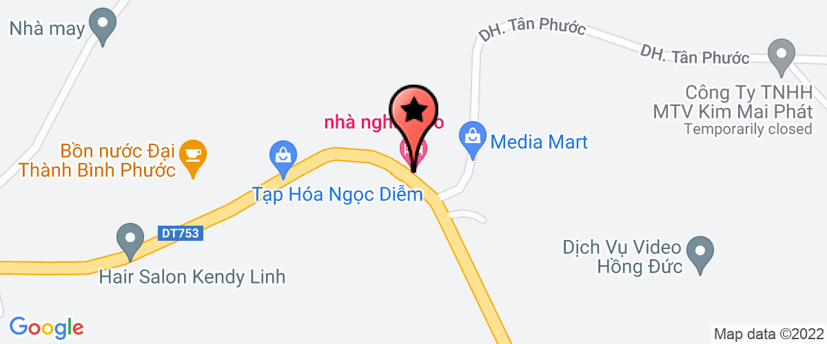 Map go to Thanh Hong Service Trading Production Company Limited