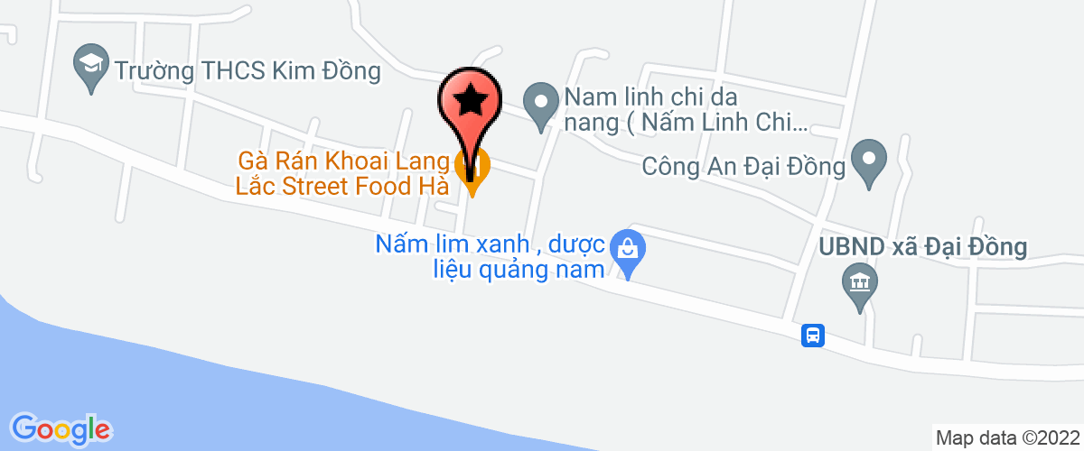 Bản đồ đến UBND xã Đại Đồng
