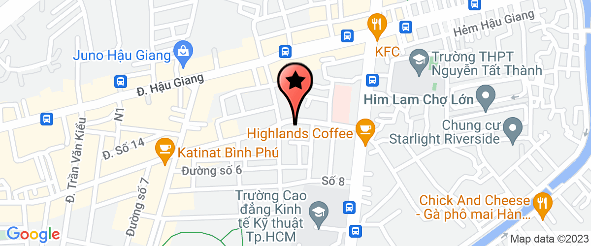 Map go to Hoang Nhan Technical Service Trading Company Limited