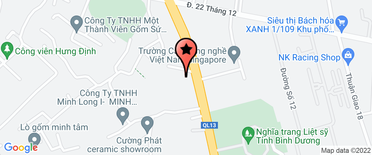 Bản đồ đến Công Ty TNHH Gà Rán Louisiana Việt Nam