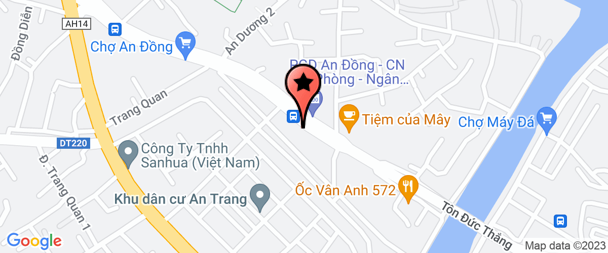 Map go to Trung Quan Training and Services Company Limited