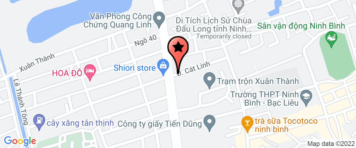 Map go to Loc Xanh Manufacturing & Trading Company Limited
