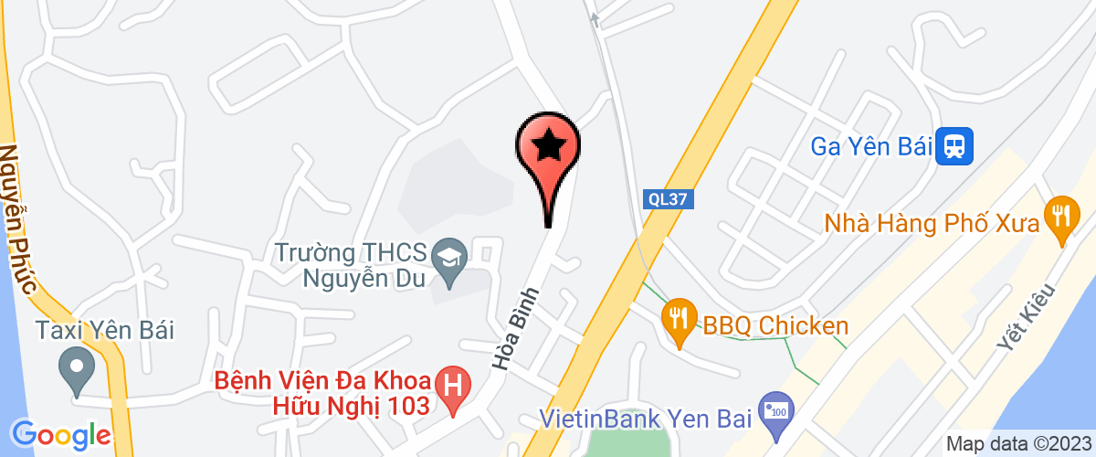Map go to Yen Bai Real-Estate Business And Investment Company Limited