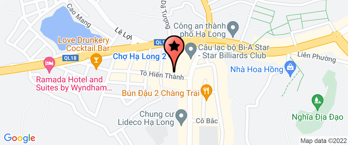 Map go to Dong Bac Economy Development Company Limited