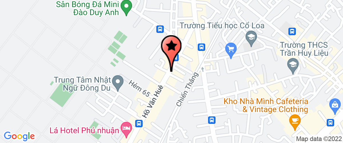 Map go to Toan Vinh Service Trading Production Company Limited