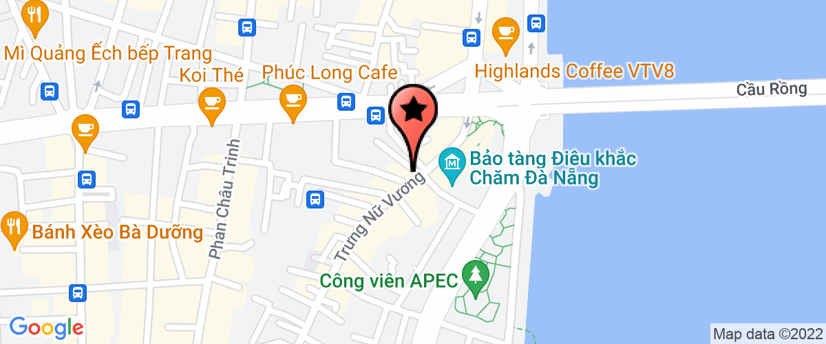 Map go to Branch of  Ha An in Da Nang International Joint Stock Company