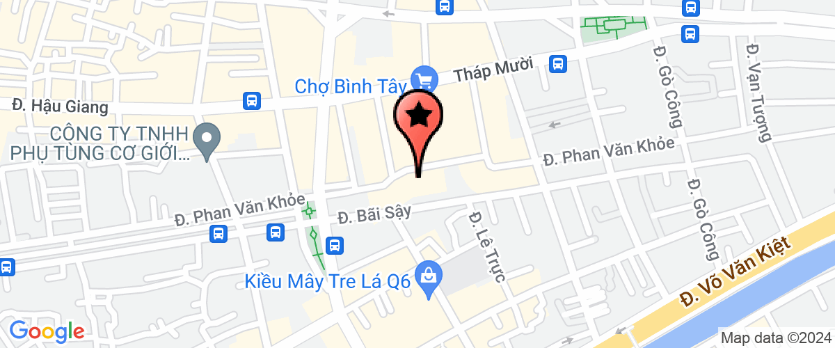 Bản đồ đến Công Ty TNHH TM DV Kho Vận Hiệp Thành