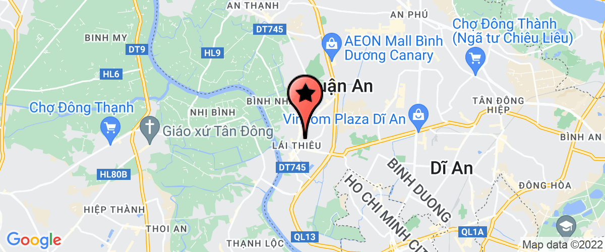 Map go to Hoi nong dan Thuan An