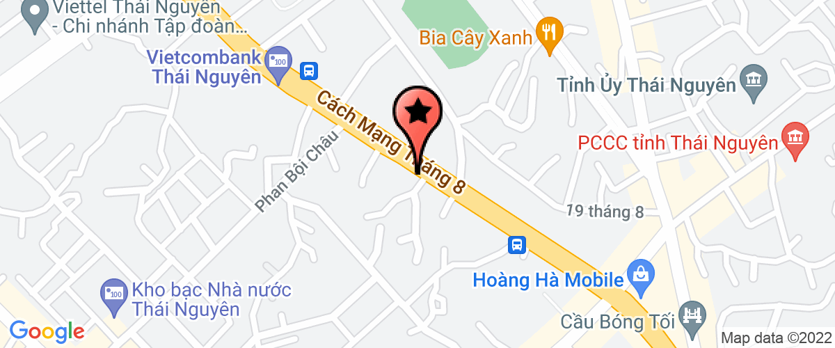 Map go to Dau Khi Petro Thai Nguyen Company Limited