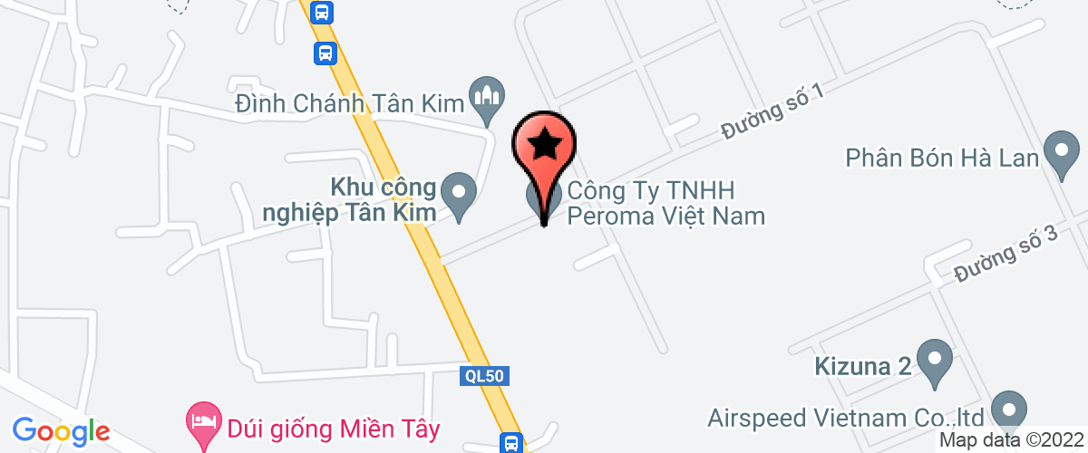 Bản đồ đến Công Ty TNHH Một Thành Viên Kansai Kikai Việt Nam