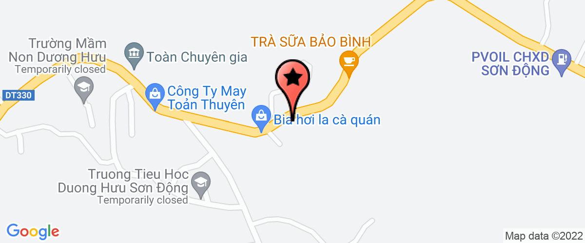 Map go to Tung Trang Private Enterprise