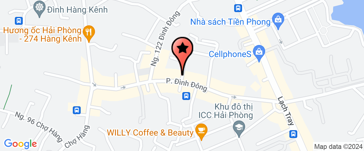 Map go to Hoang Huy Construction Consultant Company Limited