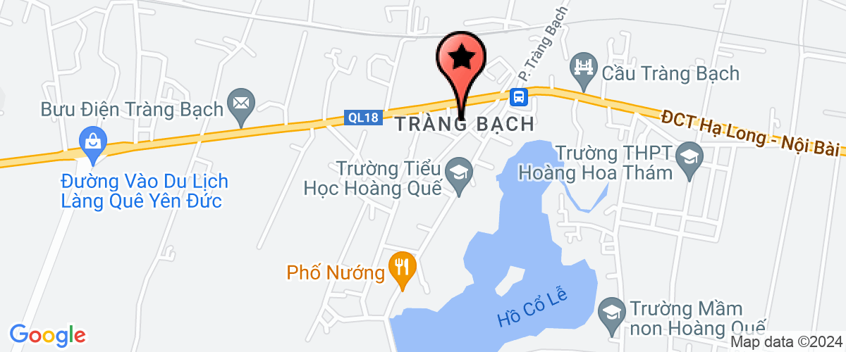 Map go to Uy ban nhan dan xa Hoang que