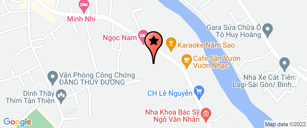 Map go to Viet Thien Son Joint Stock Company