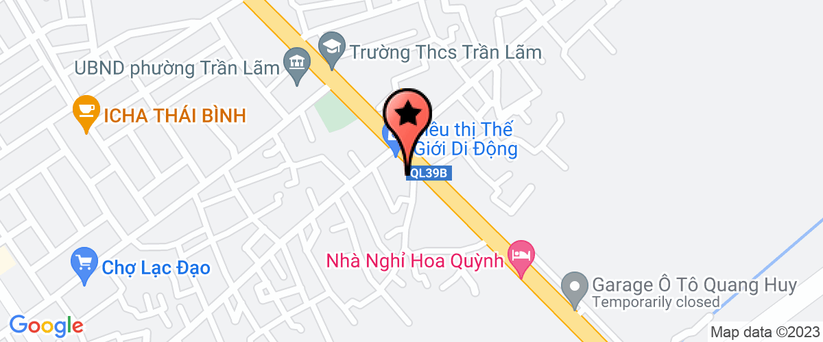 Map go to Song Anh Thai Binh Company Limited