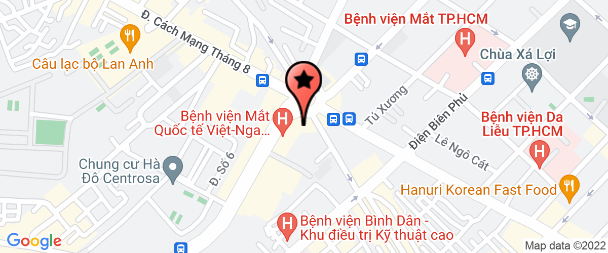 Map go to Benh Vien Tham My Seoul Center International Joint Stock Company