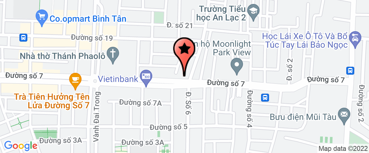 Map go to Tan Kinh Do Trading Production Travel Service Company Limited