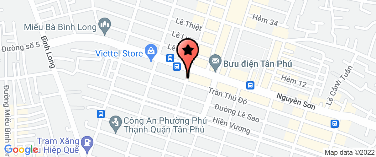 Map go to Thien An Joint Stock Company