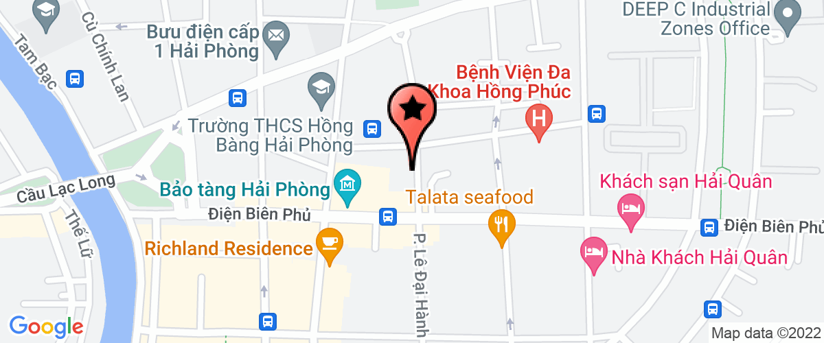 Map go to Branch of  Trung uong 3 in Hai Phong Pharmaceutical Joint Stock Company