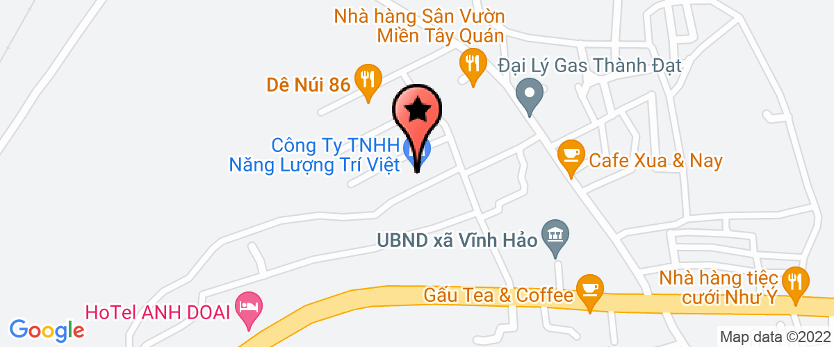 Map go to Vinh Hao Solar Power Joint Stock Company