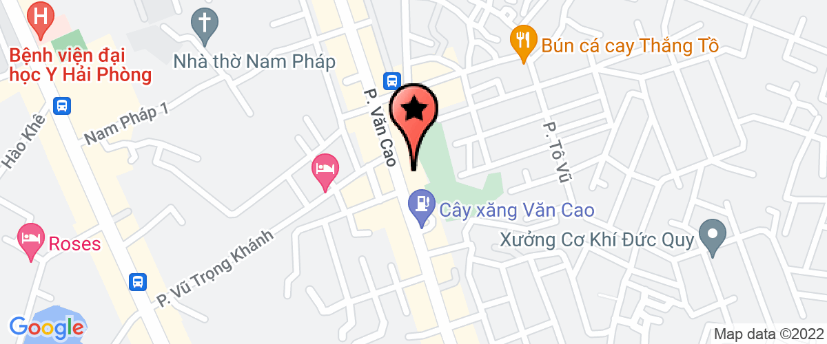 Map go to Dau Khi Hai Phong Petroleum Company Limited