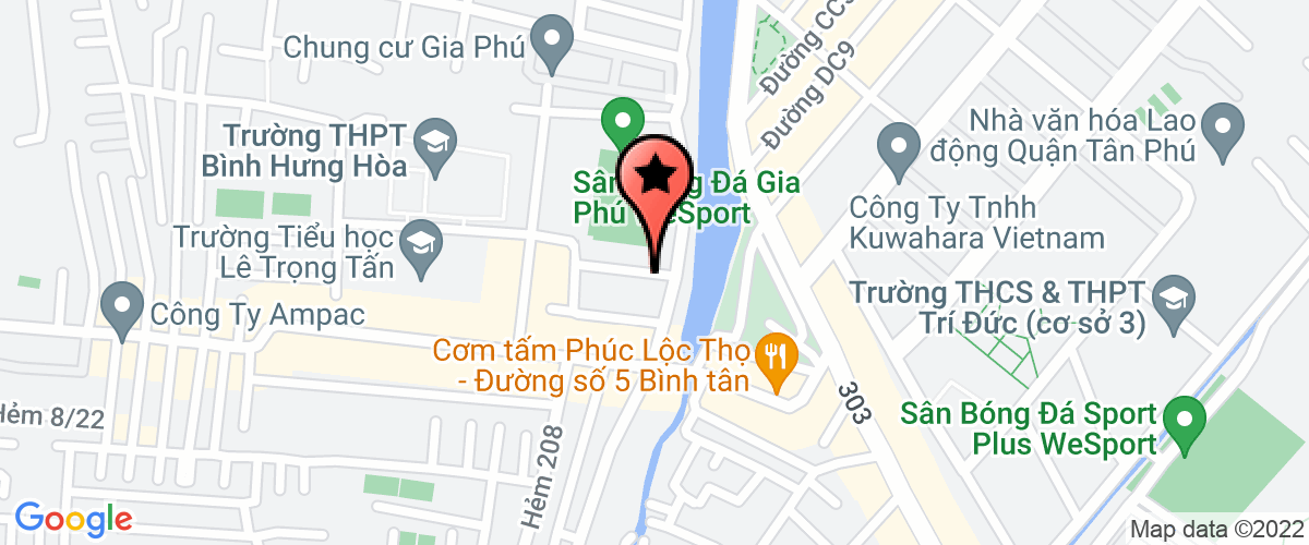 Map go to Dai Phuc Electrical Mechanical Industry Company Limited