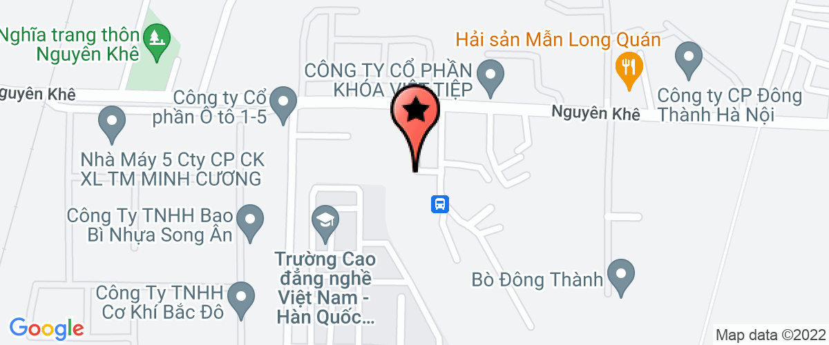 Map go to Dong Thanh Ha Noi Joint Stock Company