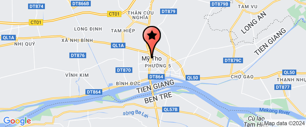 Map go to Branch of Tien Giang Vitto Trading Company Limited