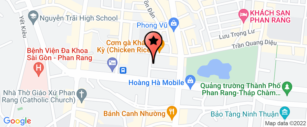 Map go to CP Khoang san Sai Gon - Ninh Thuan (Nop ho thue Nha thau) Company