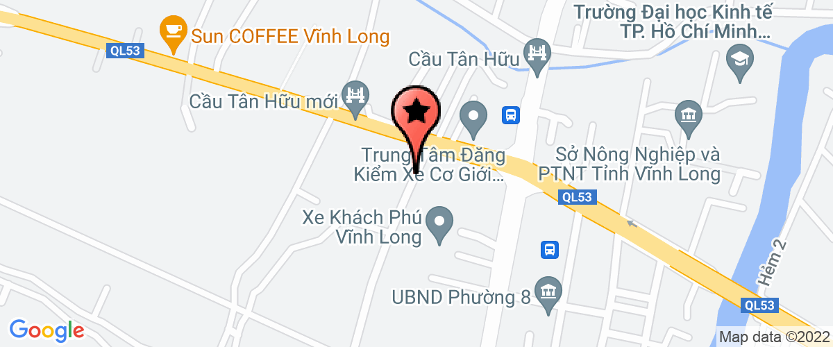 Map go to Truong Loc Vinh Long Construction Consultant Company Limited