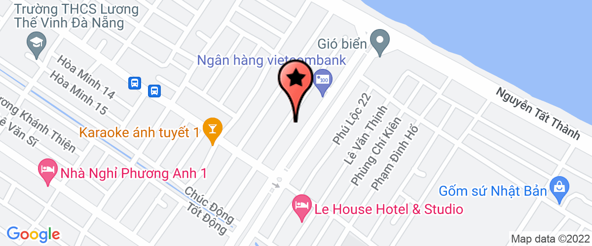 Map go to Hai Hoang Land Joint Stock Company