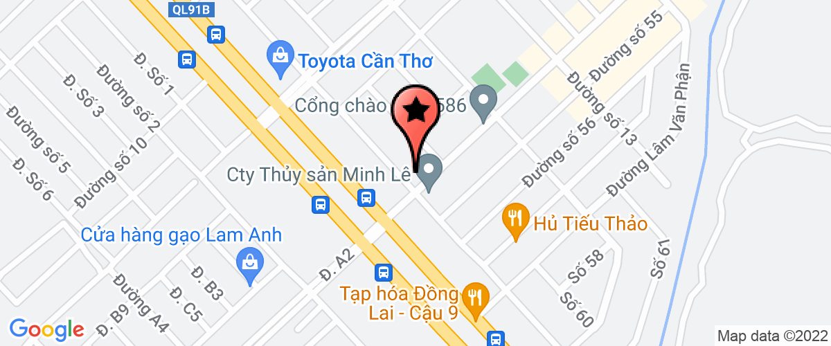 Map go to Tech Kim An Limited Company
