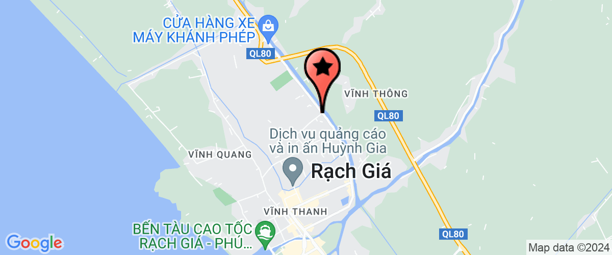Map go to Lam Hung Phat Kien Giang Company Limited