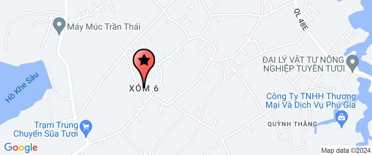Map go to DNTN hang xang dau Hao Quang Door