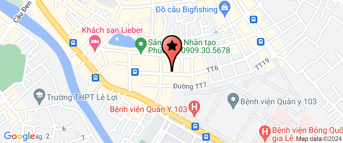 Map go to Ha Noi Development House Joint Stock Company