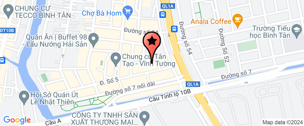 Bản đồ đến Công Ty TNHH Tư Vấn Thiết Kế Và Xây Dựng Hưng Thuận