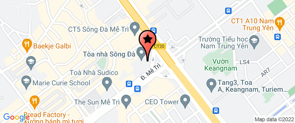 Map go to Thanh An Investment Import Export Joint Stock Company