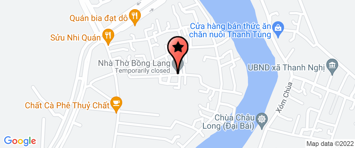 Map go to Xanh Ha Trung Agriculture Development Investment Joint Stock Company