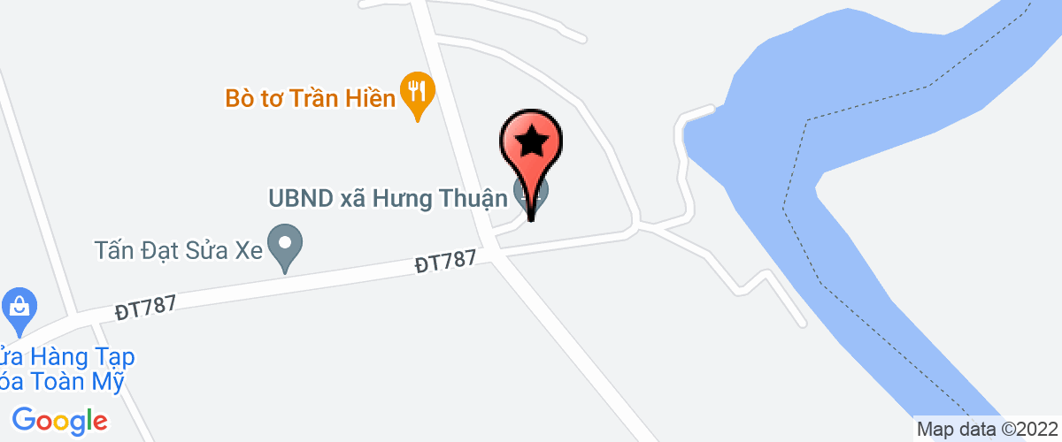 Map go to UBND xa Hung Thuan