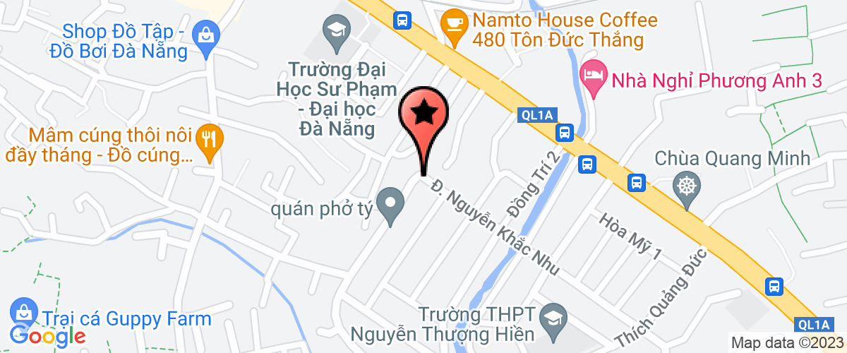 Map go to TM DV Mai Trung Hau Shipping And Company Limited