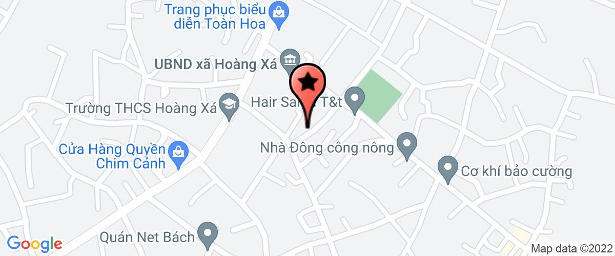 Map go to Hoang XA 2 Elementary School