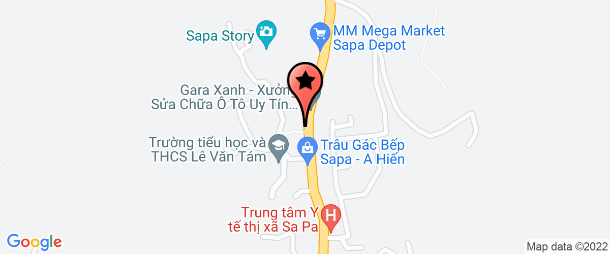 Map go to co phan thuy dien Song Da - Hoang Lien Company