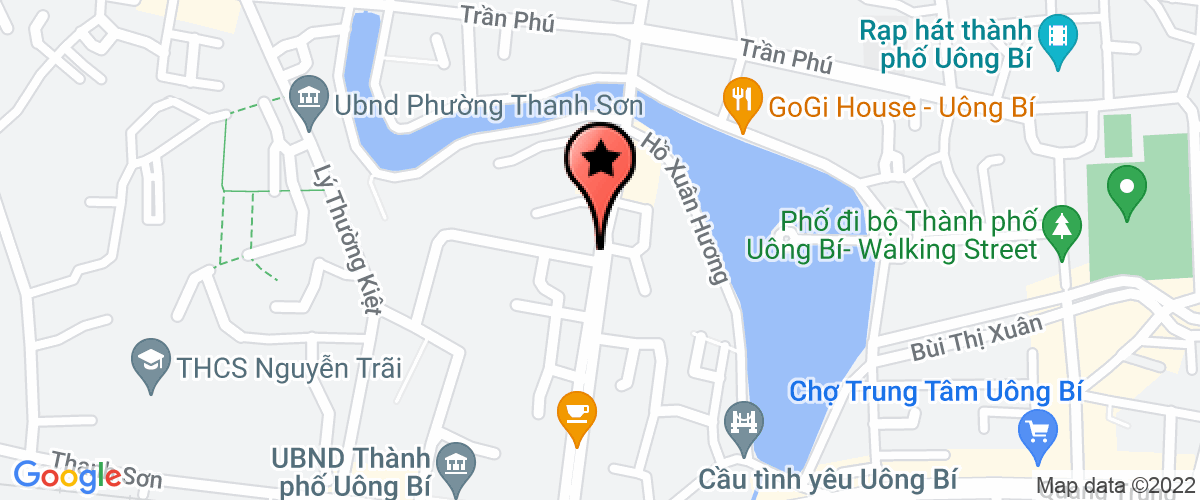 Map go to Phong Tai nguyen va Moi truong Thanh Pho Uong Bi