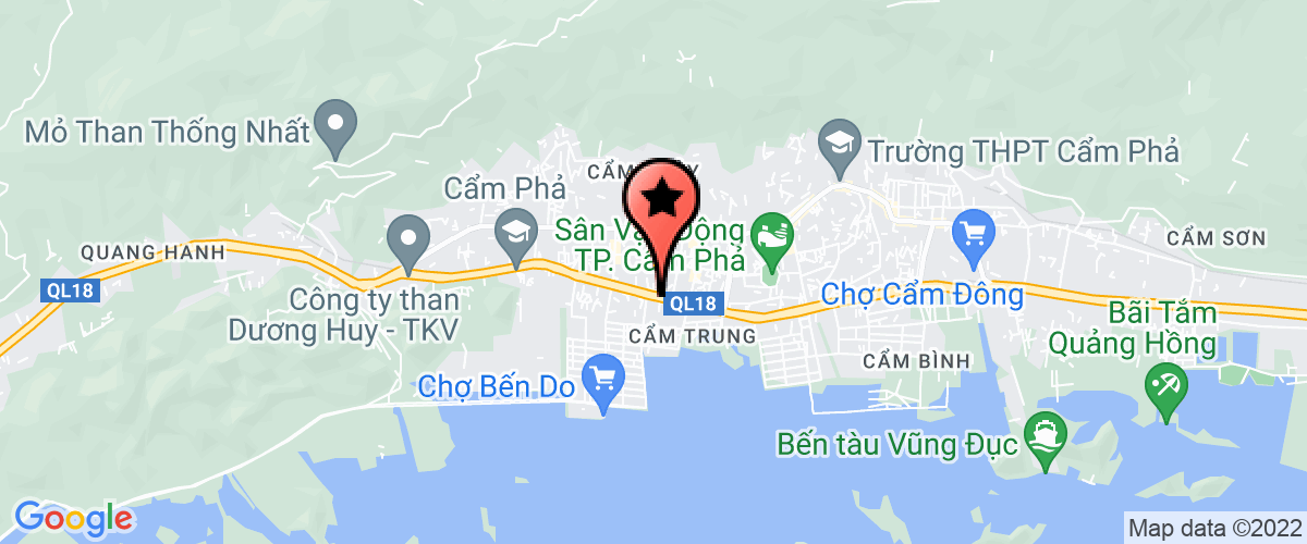 Map go to 1 Thanh Vien Than Thong Nhat - Vinacomin Company Limited