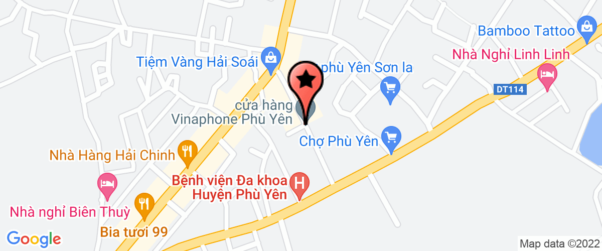 Map go to Phong y te phu yen District